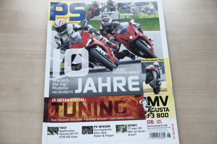 Deckblatt PS Sport Motorrad (06/2014)